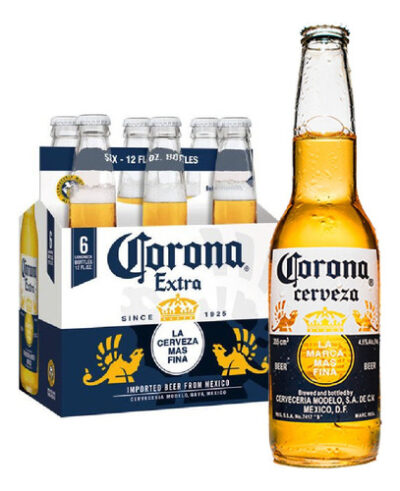 Cerveza Corona Clásica American Adjunct Lagerrubia 330 ml 6 Unidades