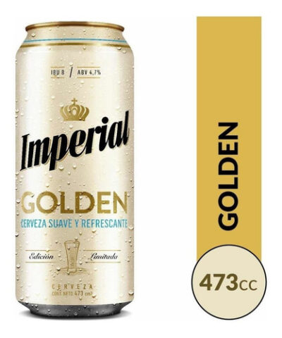 Cerveza Imperial Golden 473 Ml X6 Unidades