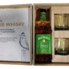 Box Jack Daniels Apple 1l + 2 Vasos + Caja De Madera