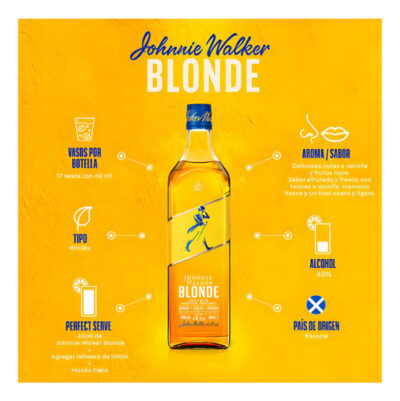 Whisky Johnnie Walker Blonde 750ml - Image 2