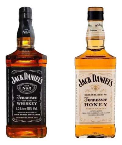 Combo Whisky Jack Daniels Old No.7 + Honey - 2 X 1000ml