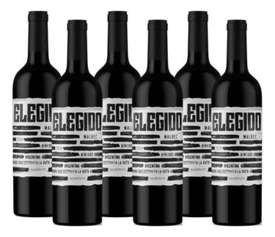 Vino Tinto Malbec Elegido Norton 6 X 750ml