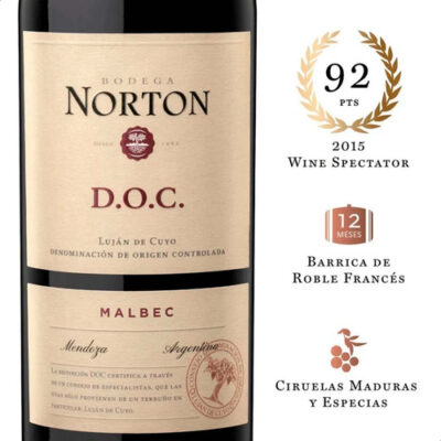 Vino Norton Tinto Malbec Doc Vegano Pack 6 Unidades - Image 3