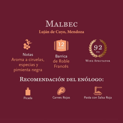 Vino Norton Tinto Malbec Doc Vegano Pack 6 Unidades - Image 5
