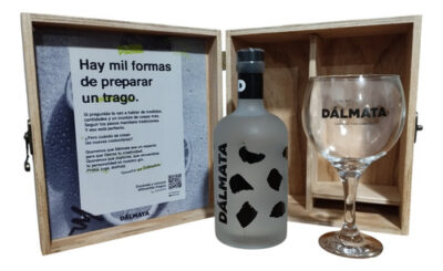 Box Exclusive Dalmata Gin Clasico 750ml + Copa + Estuche Clásico