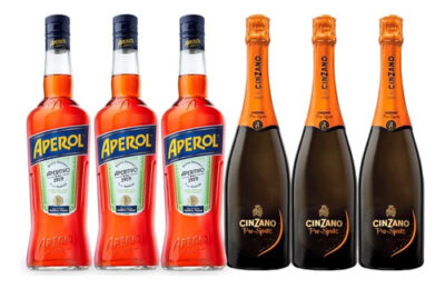 Combo 3 Aperol 750ml + 3 Espumante Cinzano To Spritz 750ml