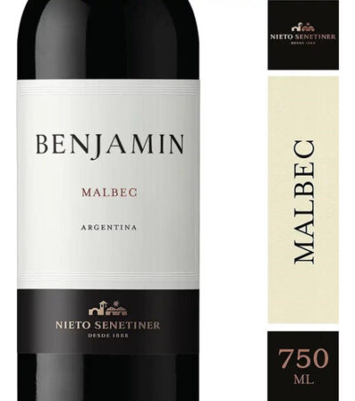 Vino Tinto Nieto Senetiner Benjamin Malbec 6 X 750ml - Image 2
