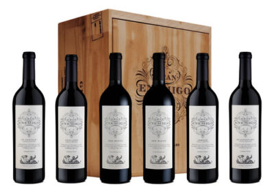 Combo Vino Tinto Gran Enemigo Regiones Caja Madera 6 X 750ml