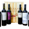 Combo 6 Vinos Seleccion Malbec Caja De Madera Ideal Regalo