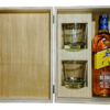 Box Johnnie Walker Blonde 750ml + 2 Vasos + Caja De Madera