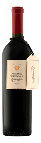 Vino Pequeñas Producciones Malbec 750ml.