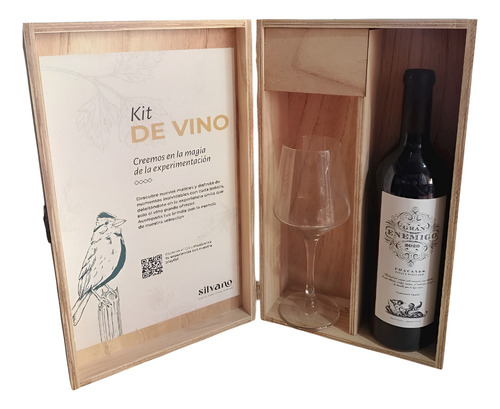 Enemigo Chacayes En Estuche De Madera + Copa