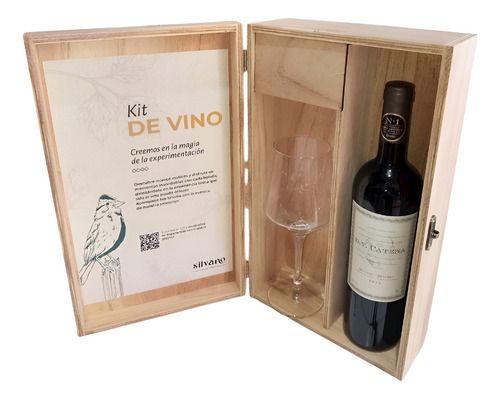 D.v. Catena Malbec En Estuche De Madera + Copa