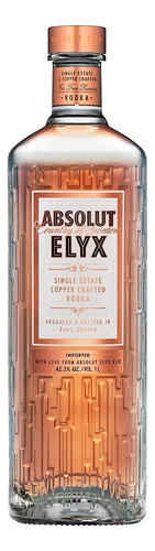 Vodka Absolut Elyx Importado 1 L