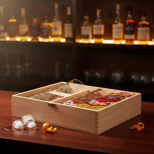 Chivas 13 700ml+2 Vasos En Estuche De Madera Giftbox - Image 3
