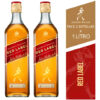Combo Whisky Johnnie Walker Red Label 1l X 2 Botellas