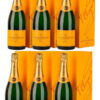 Champagne Veuve Clicquot Brut (caja 6 Botellas 750ml)