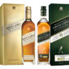 Combo Whisky Johnnie Walker Green Label + Gold Botella 750ml